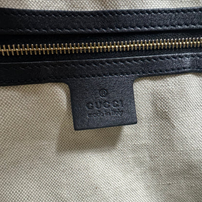 Gucci Guccissima Hobo Bag Schwarz