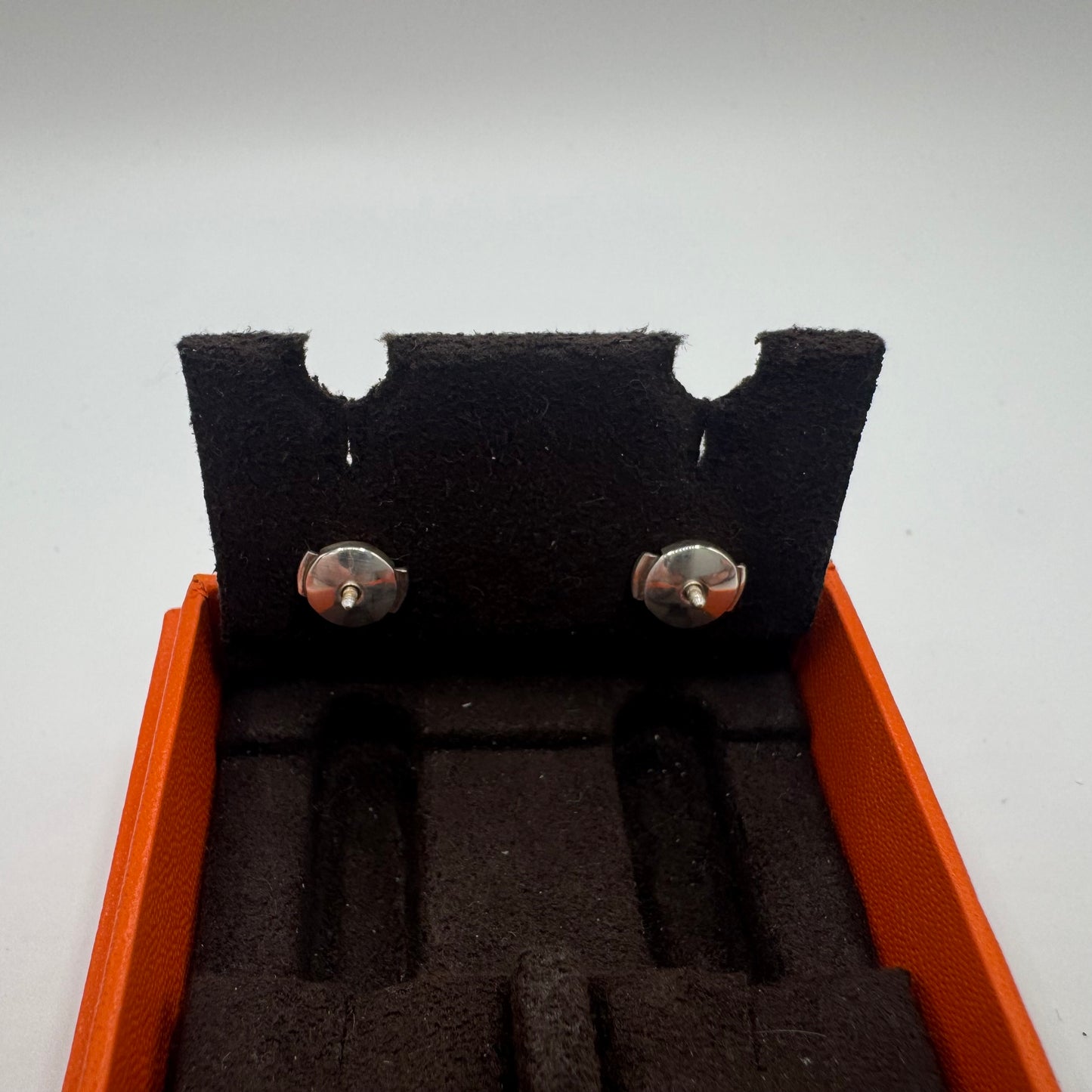 Hermès Farandole Ohrringe Mittleres Modell – Silber