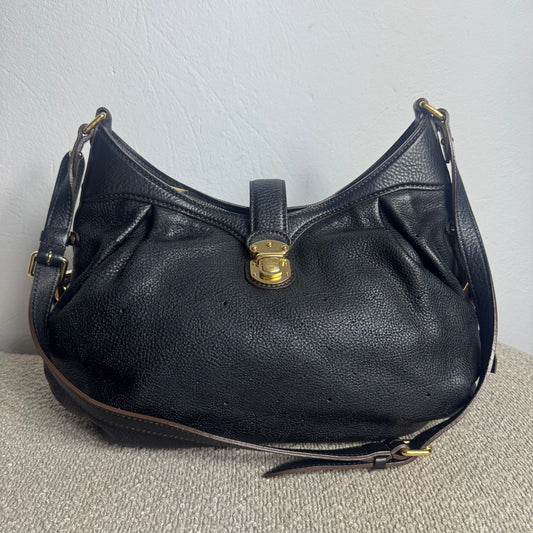Louis Vuitton Mahina XS Noir Perforated Hobo Bag