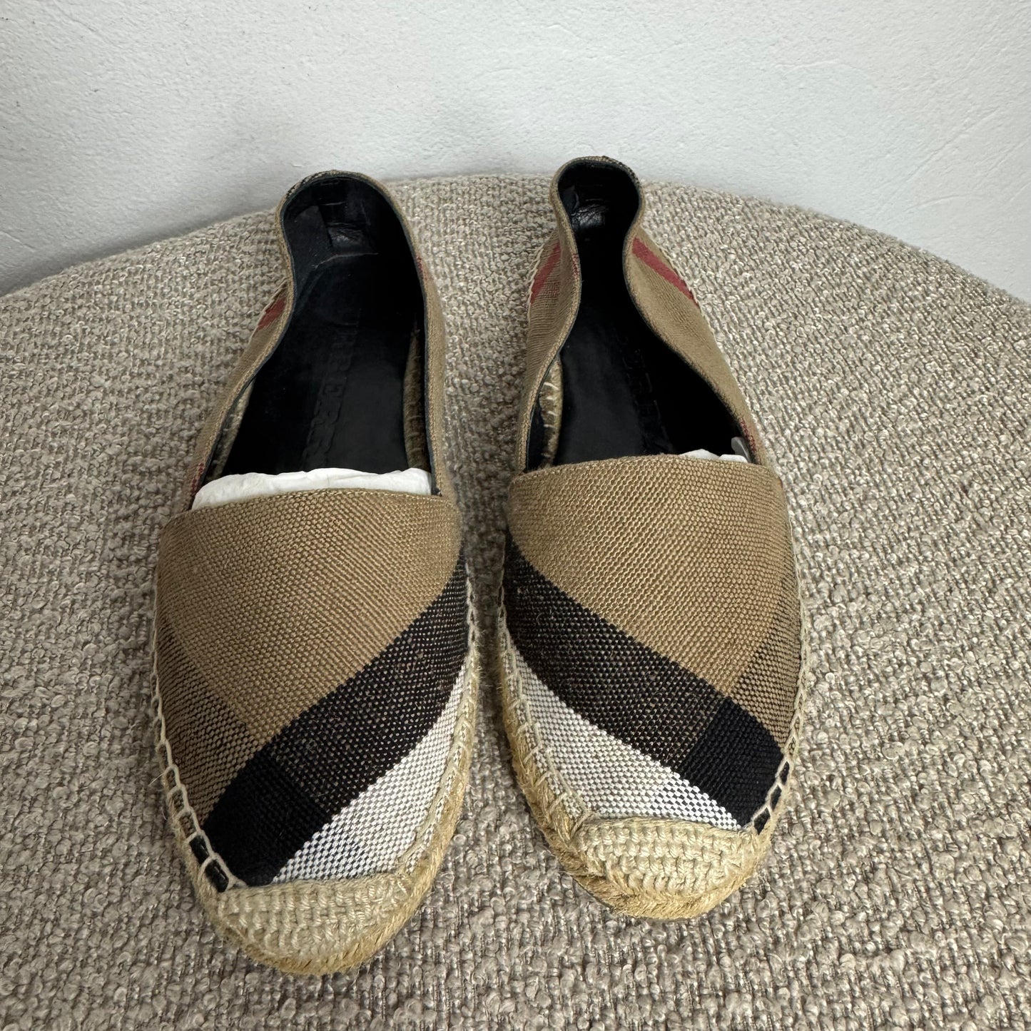 Burberry Espadrilles Schuhe – Icon Check – Gr. 38,5
