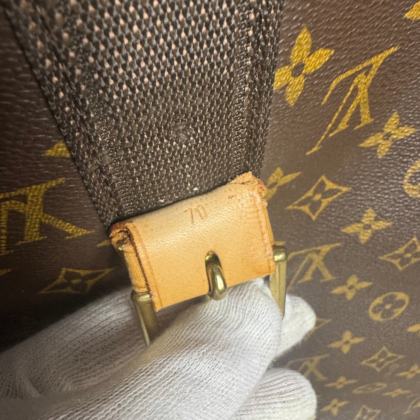 Louis Vuitton Stratos 70 Koffer Trunk Monogram Vintage