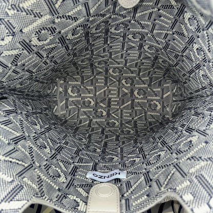 Kenzo All-Over Logo Knit Tote Shopper Bag