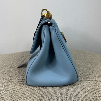 Dolce &amp; Gabbana My Sicily Medium Handtasche – Azurblau