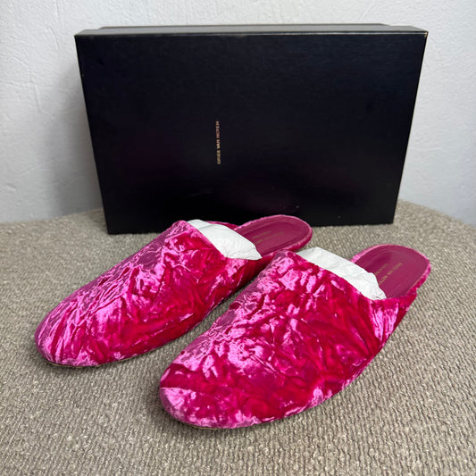 Dries Van Noten Pantoletten aus Samt Gr. 39,5