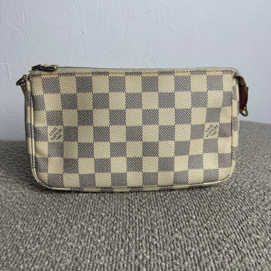 Louis Vuitton Pochette Accessoires in Damier Azur Canvas