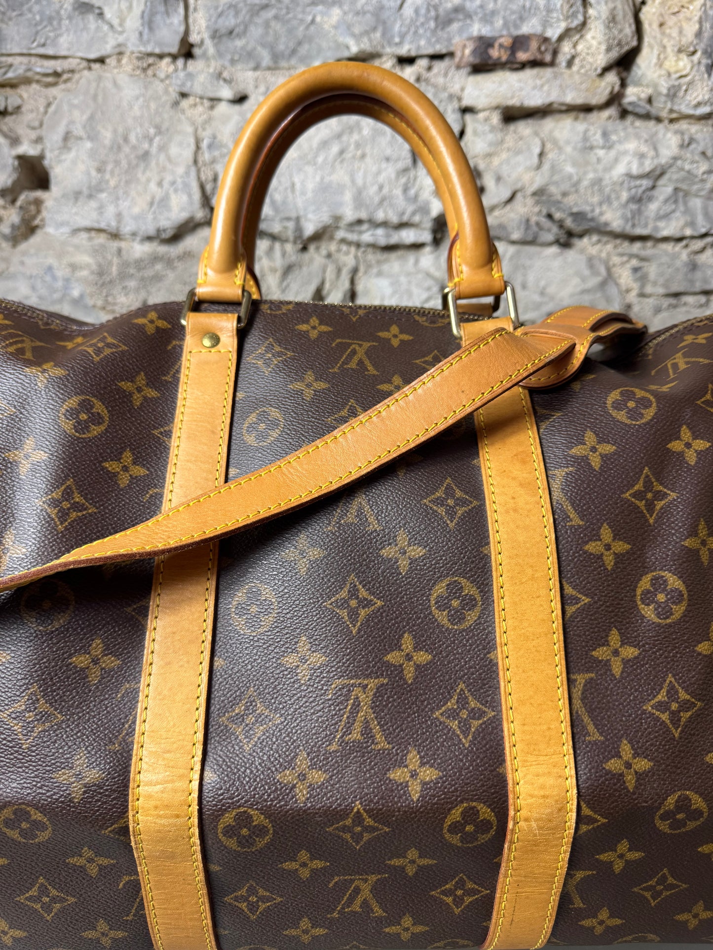 Louis Vuitton Keepall Bandoulière 55 Monogram – Vintage