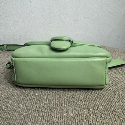 Coach Pillow Tabby 18 Leder Grün