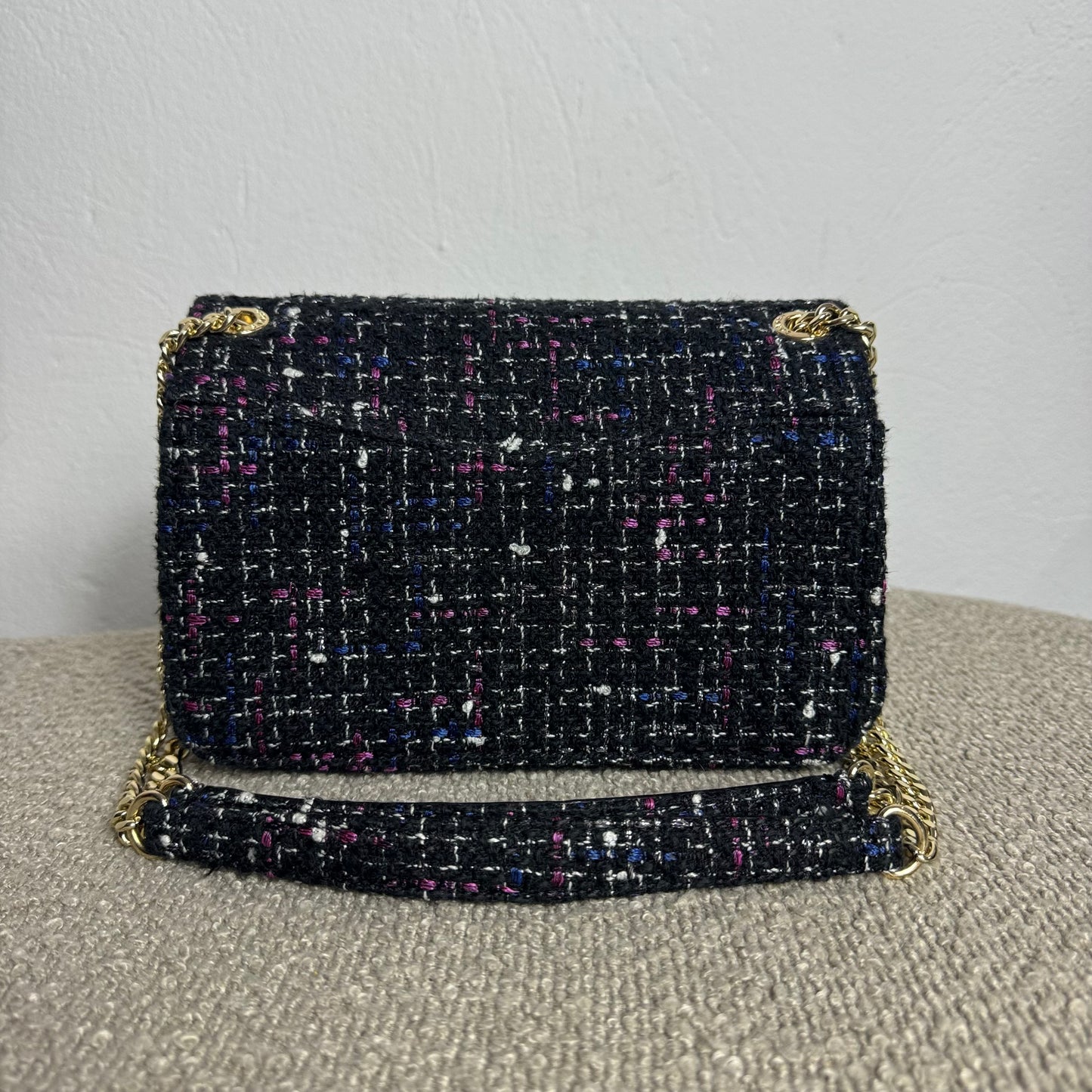 Sandro Paris „Yza“ Tweed Shoulder Bag