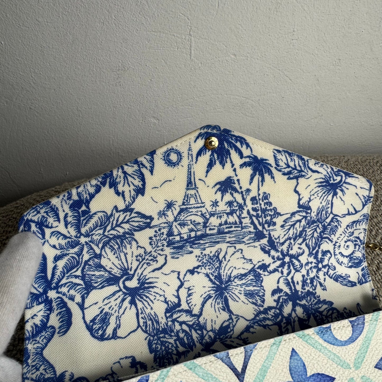 Louis Vuitton Pochette Félicie – Monogram Tile „By The Pool“ Lagoon Blue