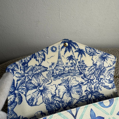 Louis Vuitton Pochette Félicie – Monogram Tile „By The Pool“ Lagoon Blue