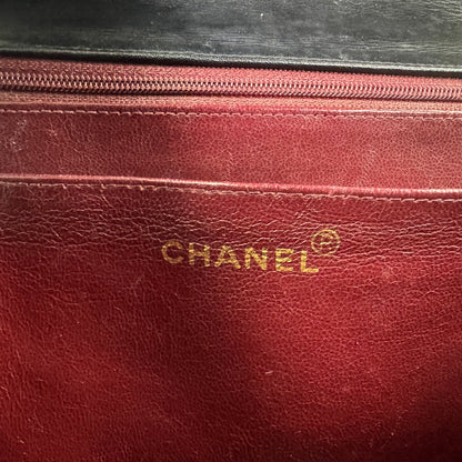 Chanel Single Flap Jumbo – Schwarz mit 24K vergoldeter Hardware