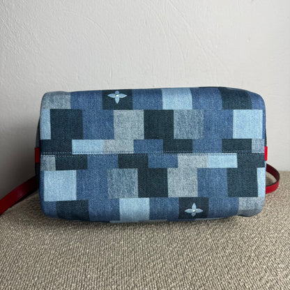 Louis Vuitton Speedy Bandoulière 30 – Monogram Denim Patchwork