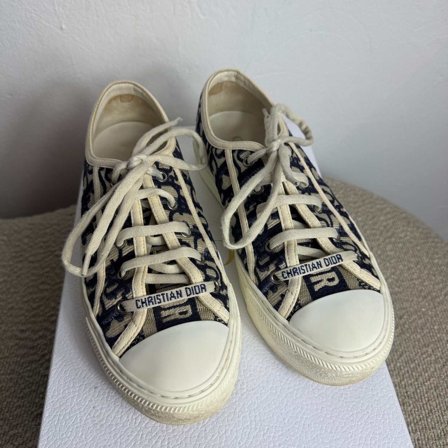 Christian Dior „Walk'n'Dior“ Sneaker Oblique Gr. 38,5