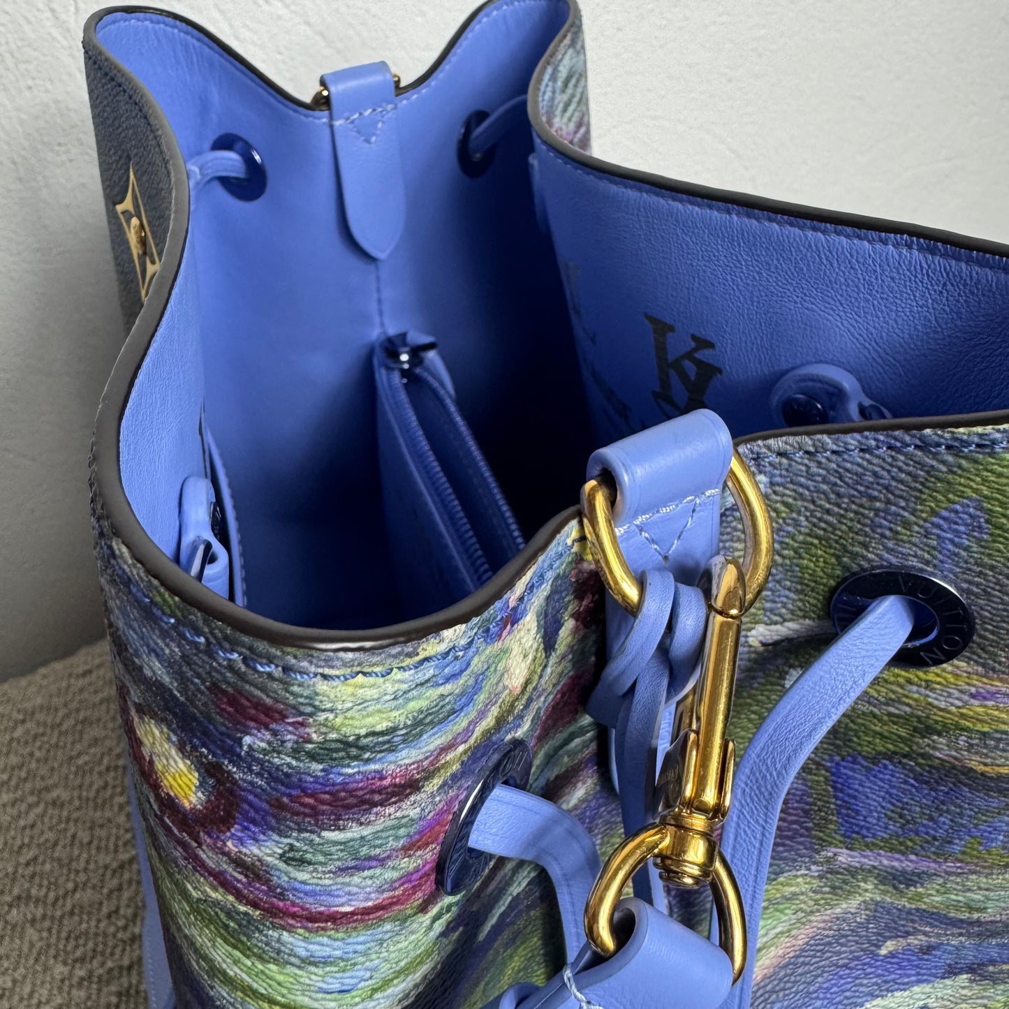Louis Vuitton Masters Collection Monet Water Lilies NéoNoé MM