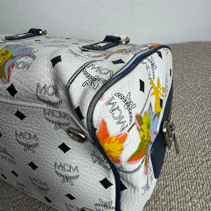 MCM Boston Bag Weiß – Special Edition