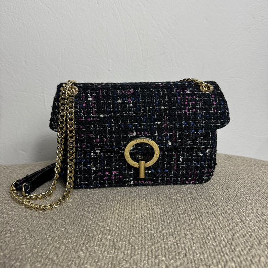 Sandro Paris „Yza“ Tweed Shoulder Bag