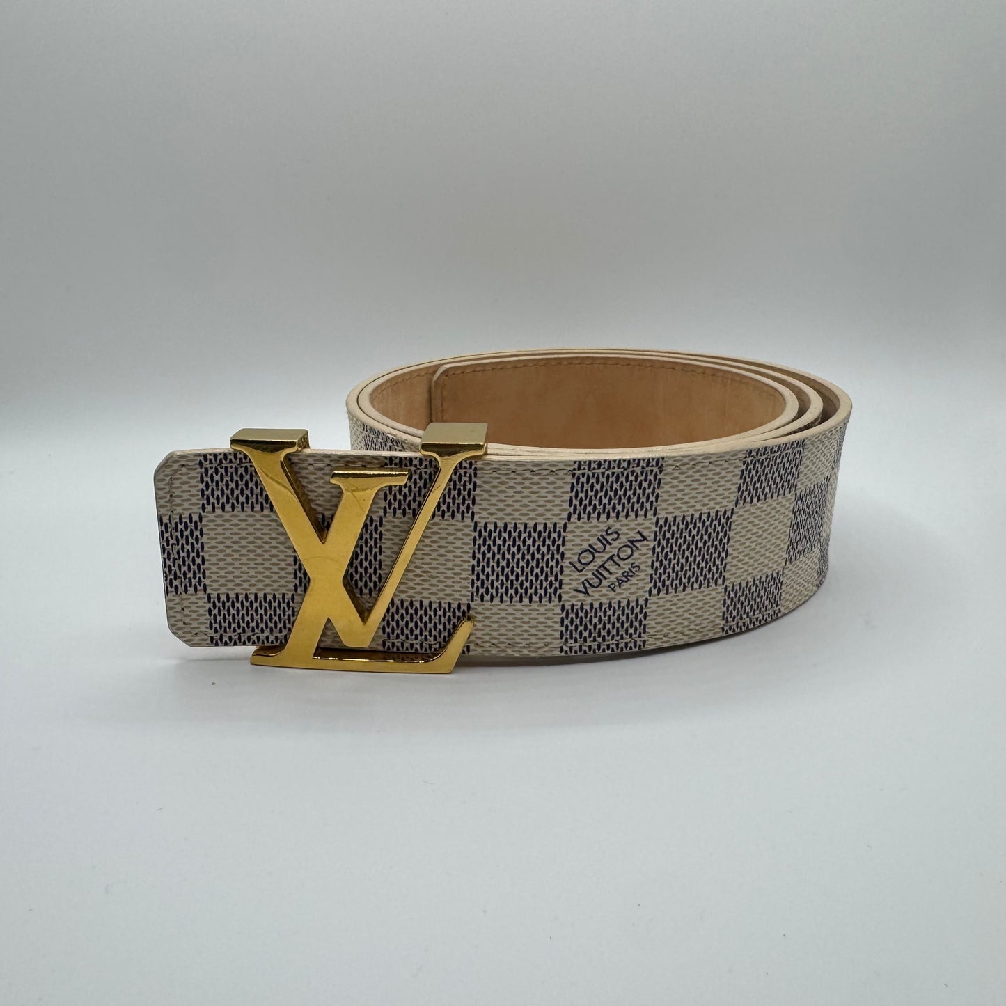 Louis Vuitton LV Initiales Gürtel Damier Azur - Gr. 80
