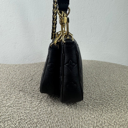Louis Vuitton Multi Pochette Accessoires – Monogram Empreinte Noir
