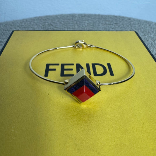 Fendi „Color Block“ Armreif Größe M