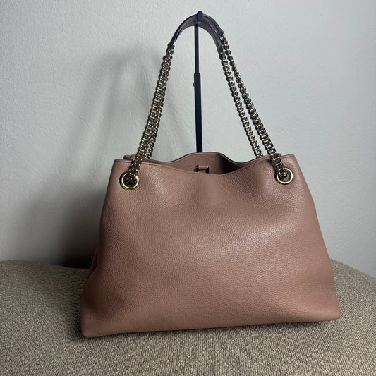 Gucci Soho Ledertasche Altrosa