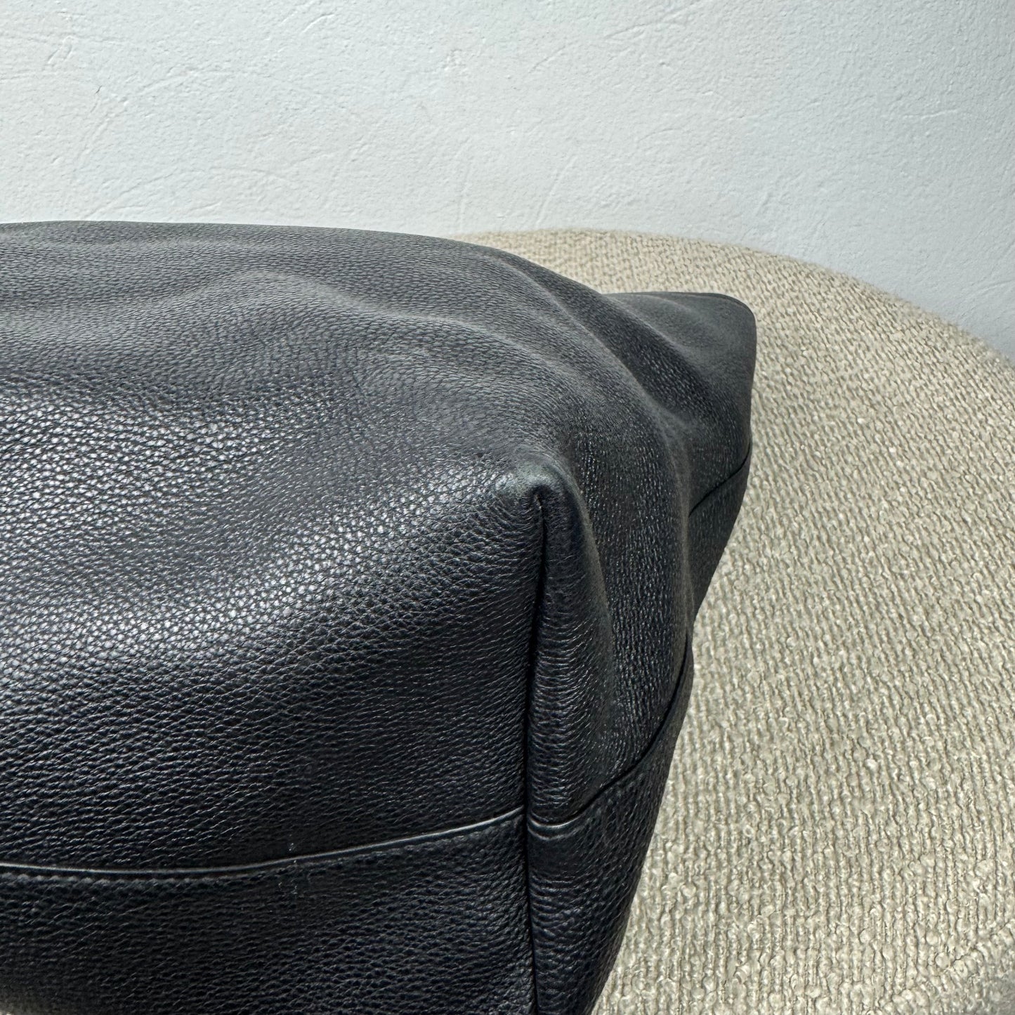Prada Vitello Phenix Leder Shopper – Schwarz