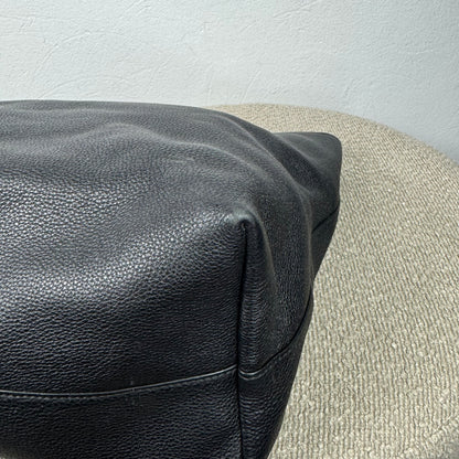 Prada Vitello Phenix Leder Shopper – Schwarz