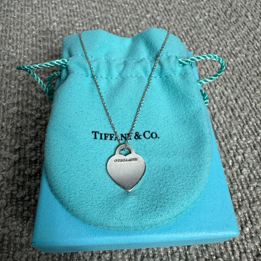 Tiffany & Co. „Return to Tiffany“ Heart Tag Kette – Sterling Silber 925