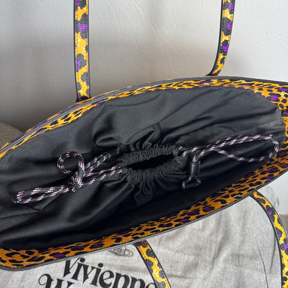 Vivienne Westwood Shopper Leo Print Vegan Leather