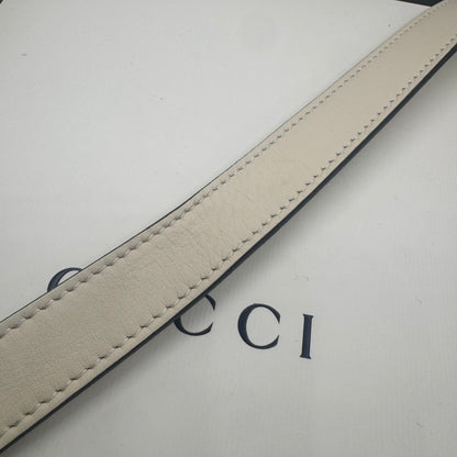 Gucci GG Marmont Gürtel Weiß