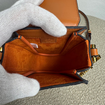 MCM Crossbody Phone Case Visetos Cognac