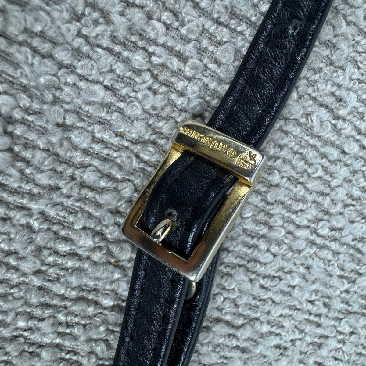 Vintage MCM Crossbody Tasche – Schwarz