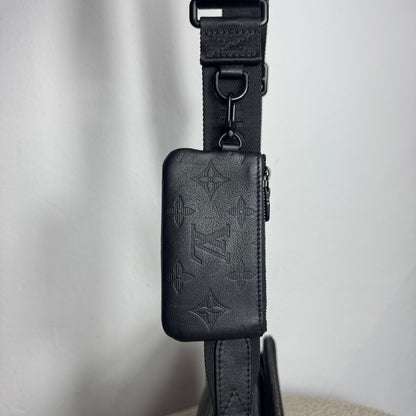 Louis Vuitton Trio Messenger Monogram Shadow Leder