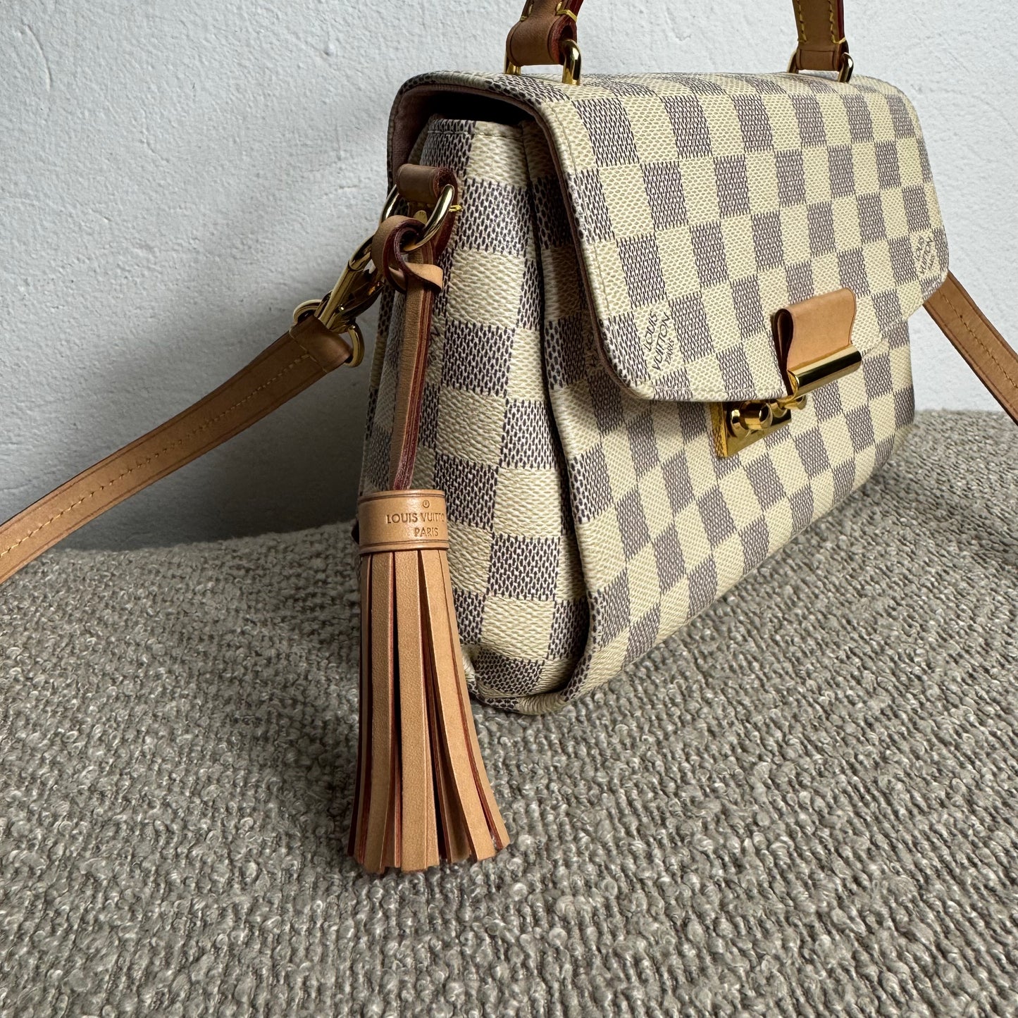 Louis Vuitton Damier Azur Croisette Satchel-Tasche