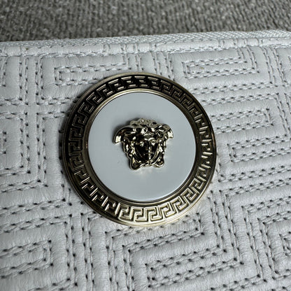 Versace Medusa Nappa Geldbeutel – Weiß