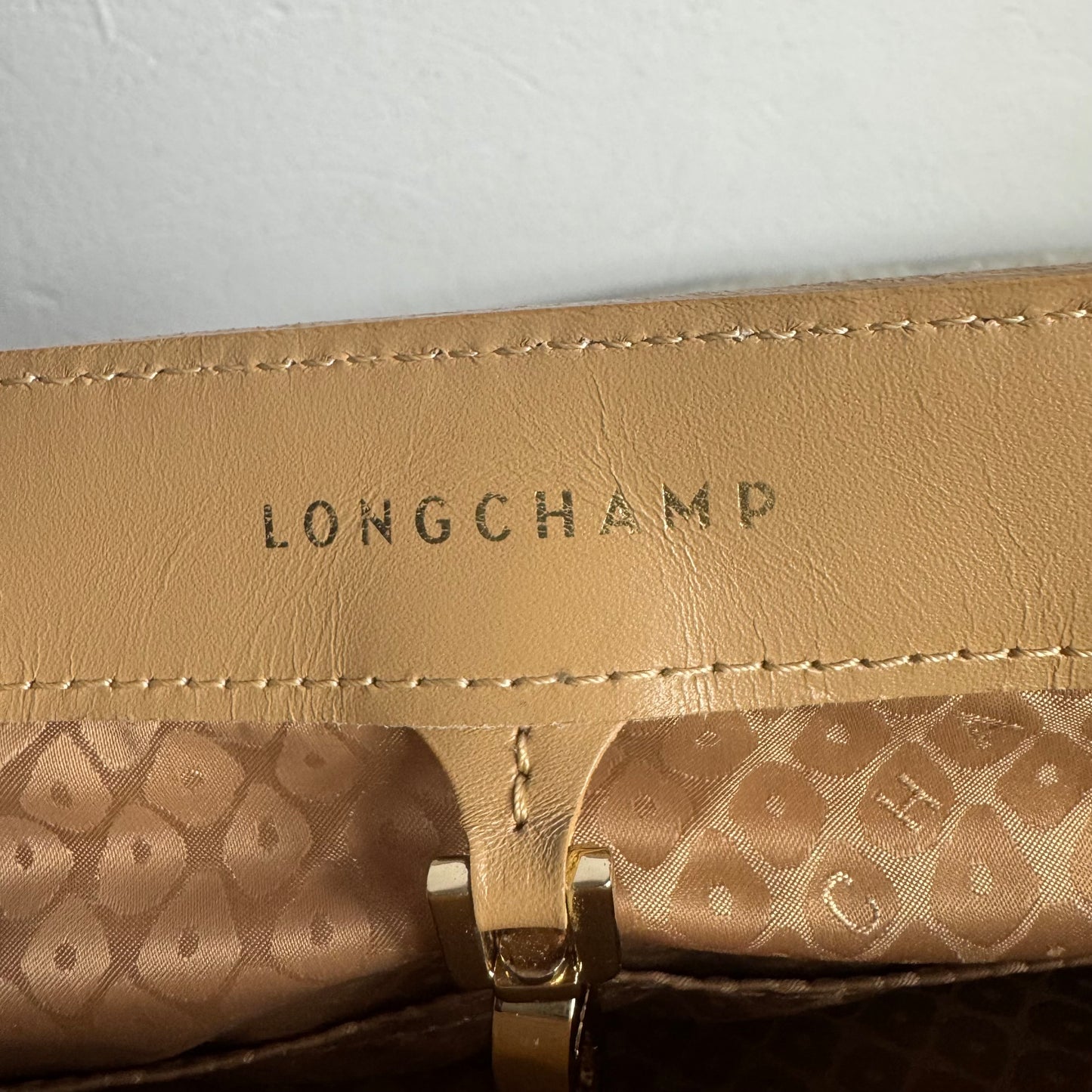 Longchamp Mailbox Tasche – Nude