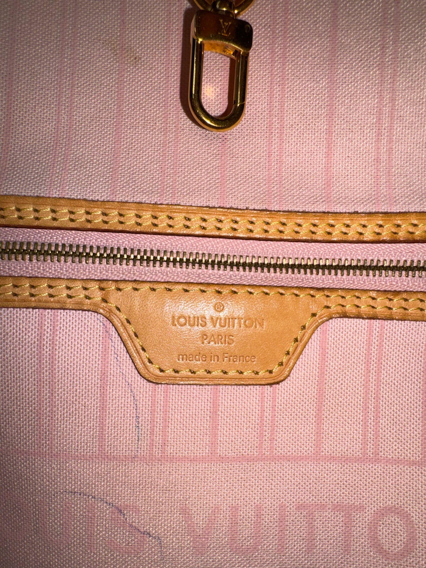 Louis Vuitton Neverfull MM – Damier Azur mit Pochette