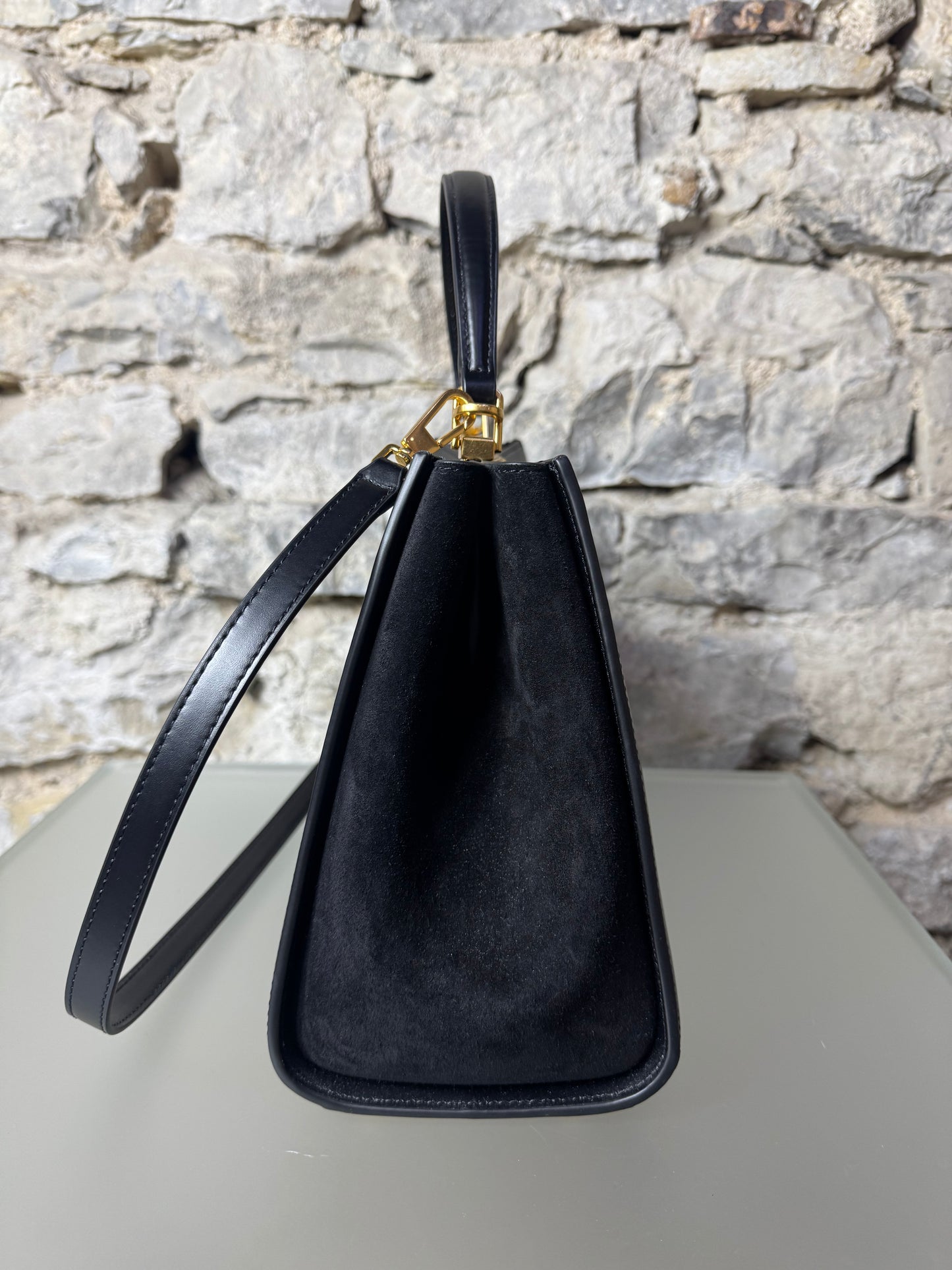 Tory Burch Eleanor Henkeltasche – Schwarz