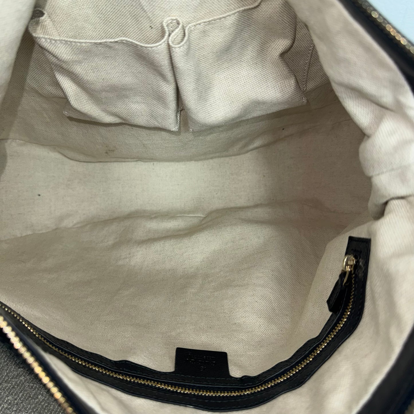 Gucci Guccissima Hobo Bag Schwarz