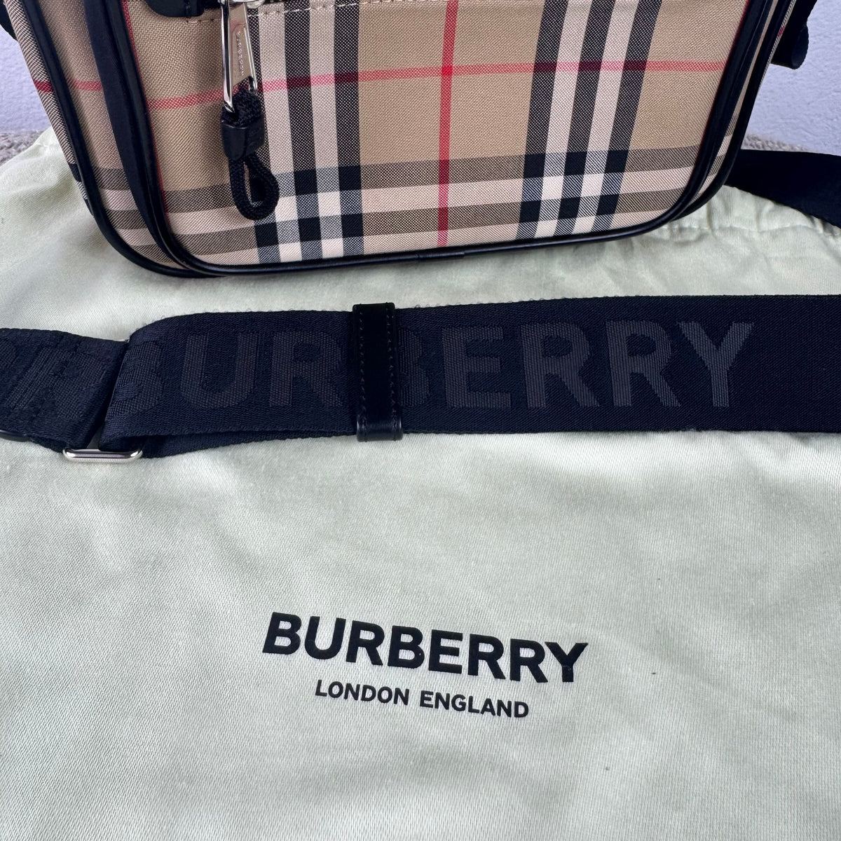Burberry Paddy Vintage Check Crossbody Bag