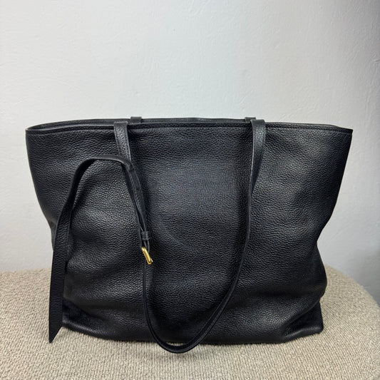Prada Vitello Phenix Leder Shopper – Schwarz