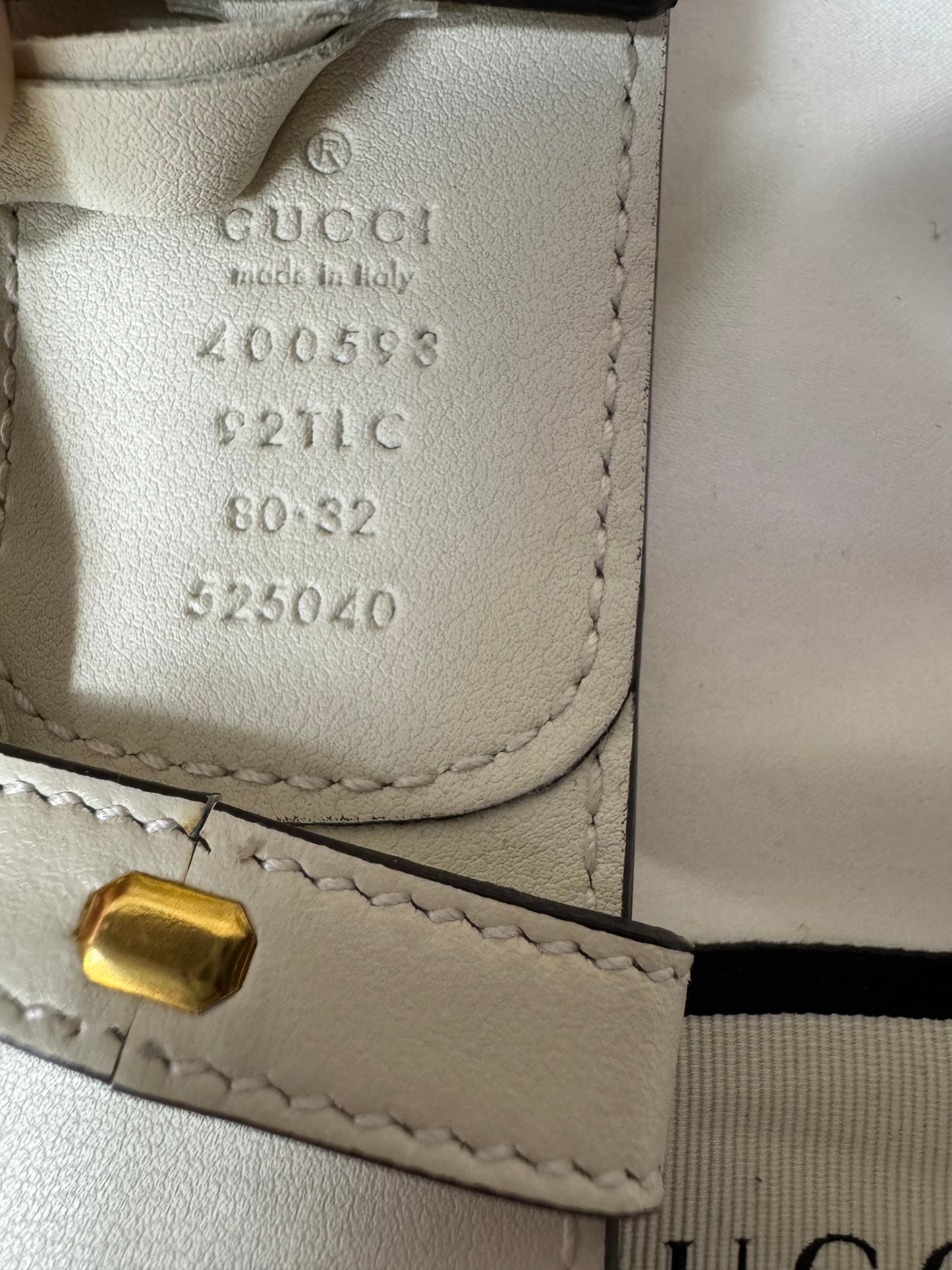 Gucci Marmont Gürtel GG Supreme Canvas