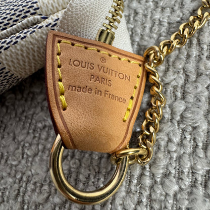 Louis Vuitton Mini Pochette Accessoires Damier Azur