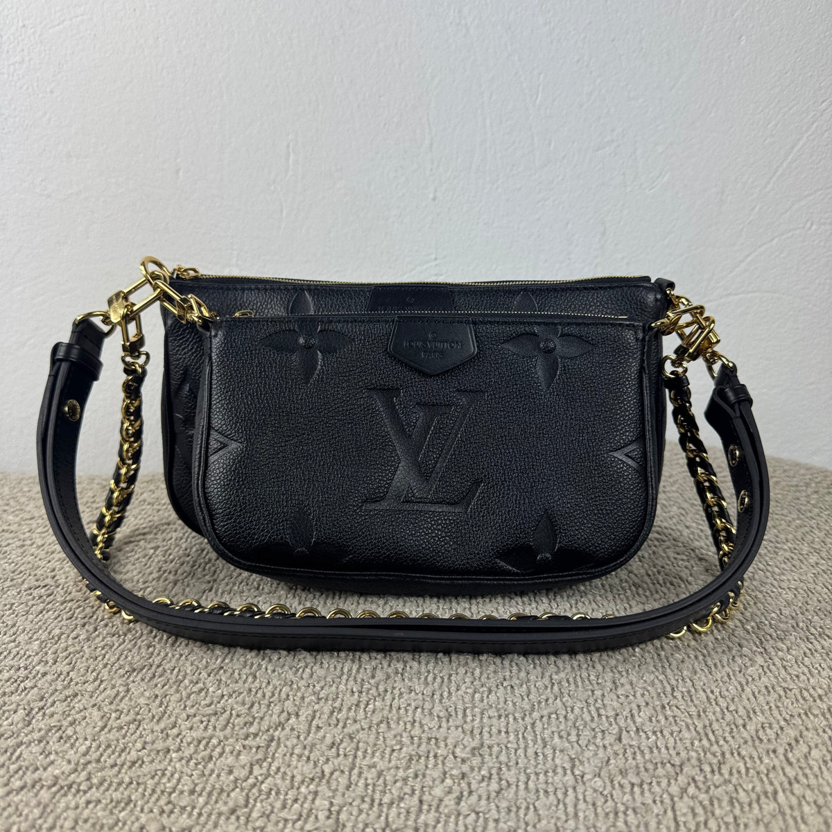 Louis Vuitton Multi Pochette Accessoires – Monogram Empreinte Noir