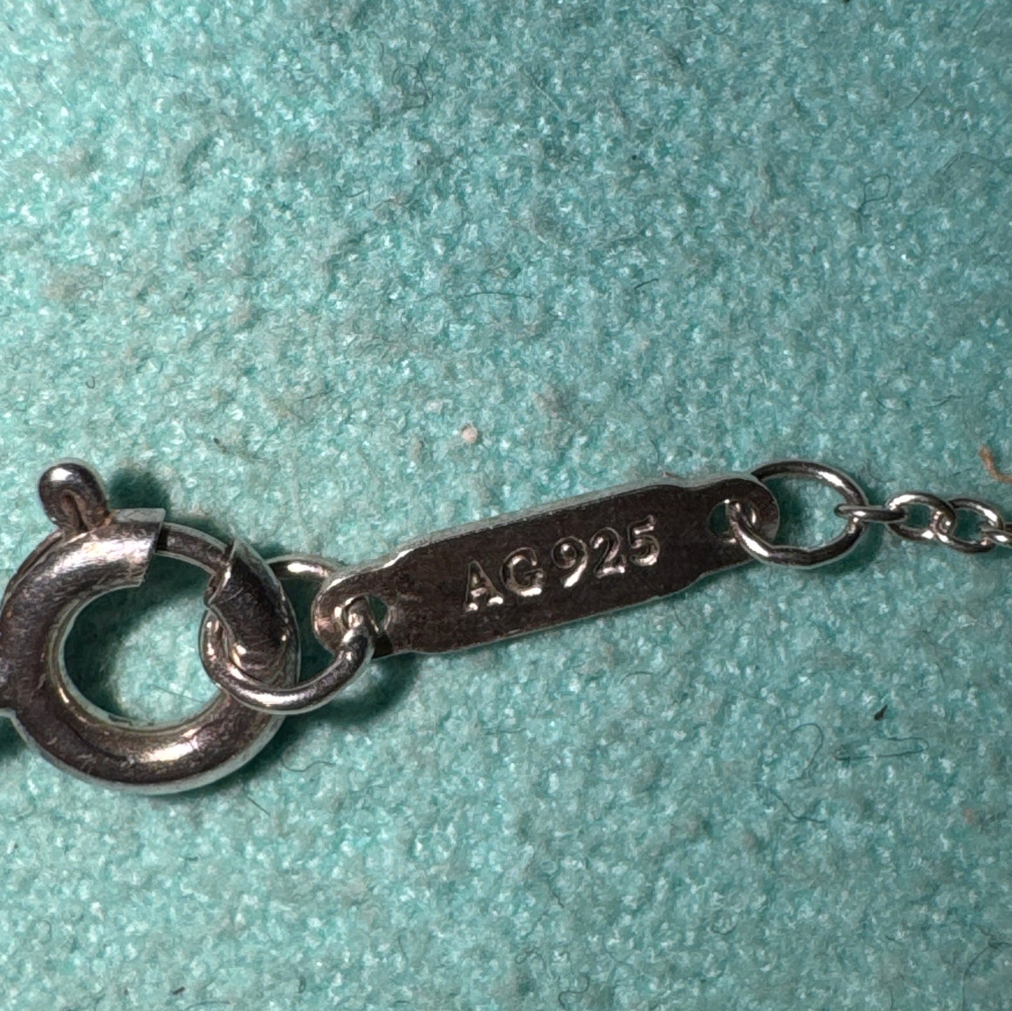 Tiffany & Co. Daisy Key Halskette aus Silber mit Diamant