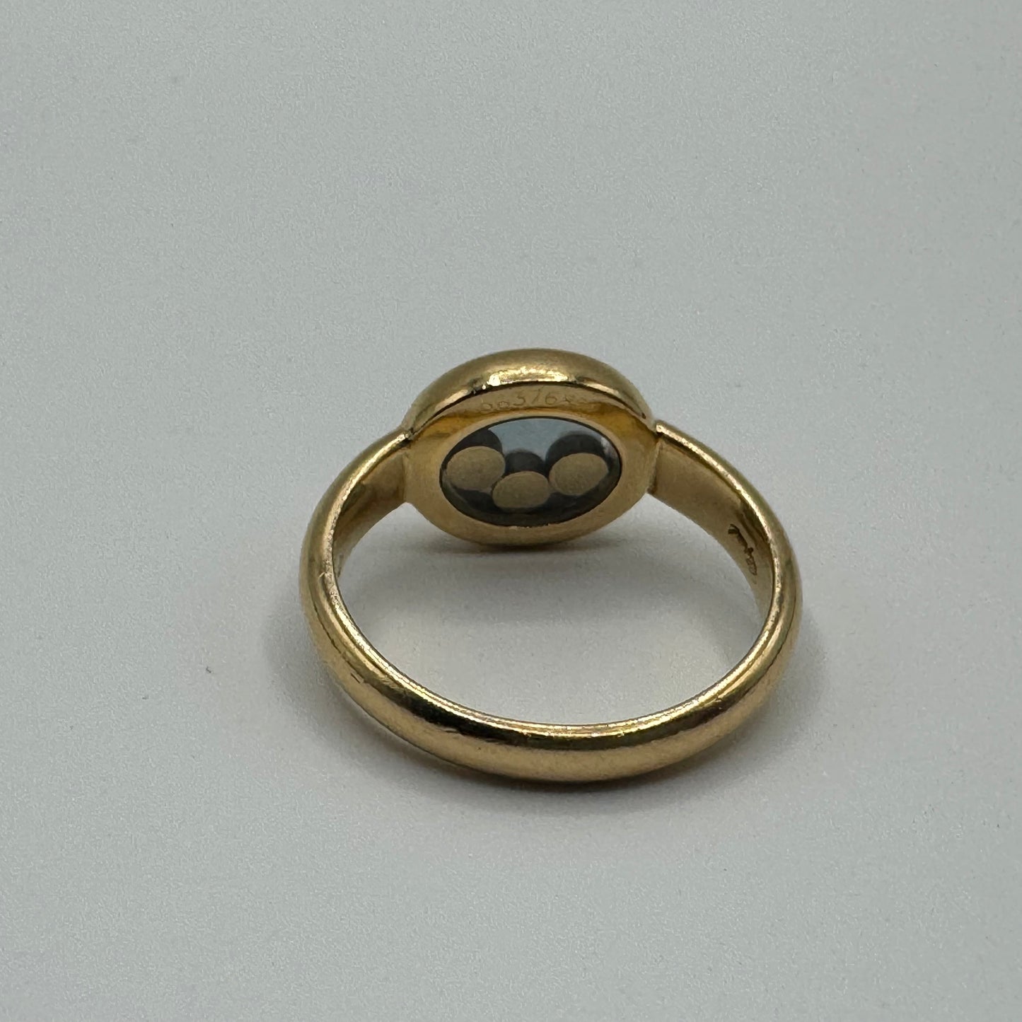 Chopard Happy Diamonds Ring 750 Gold mit 3 Diamanten