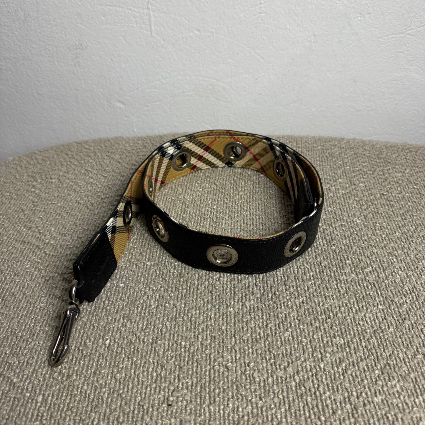 Burberry Banner Bag Grainy Calfskin Schwarz
