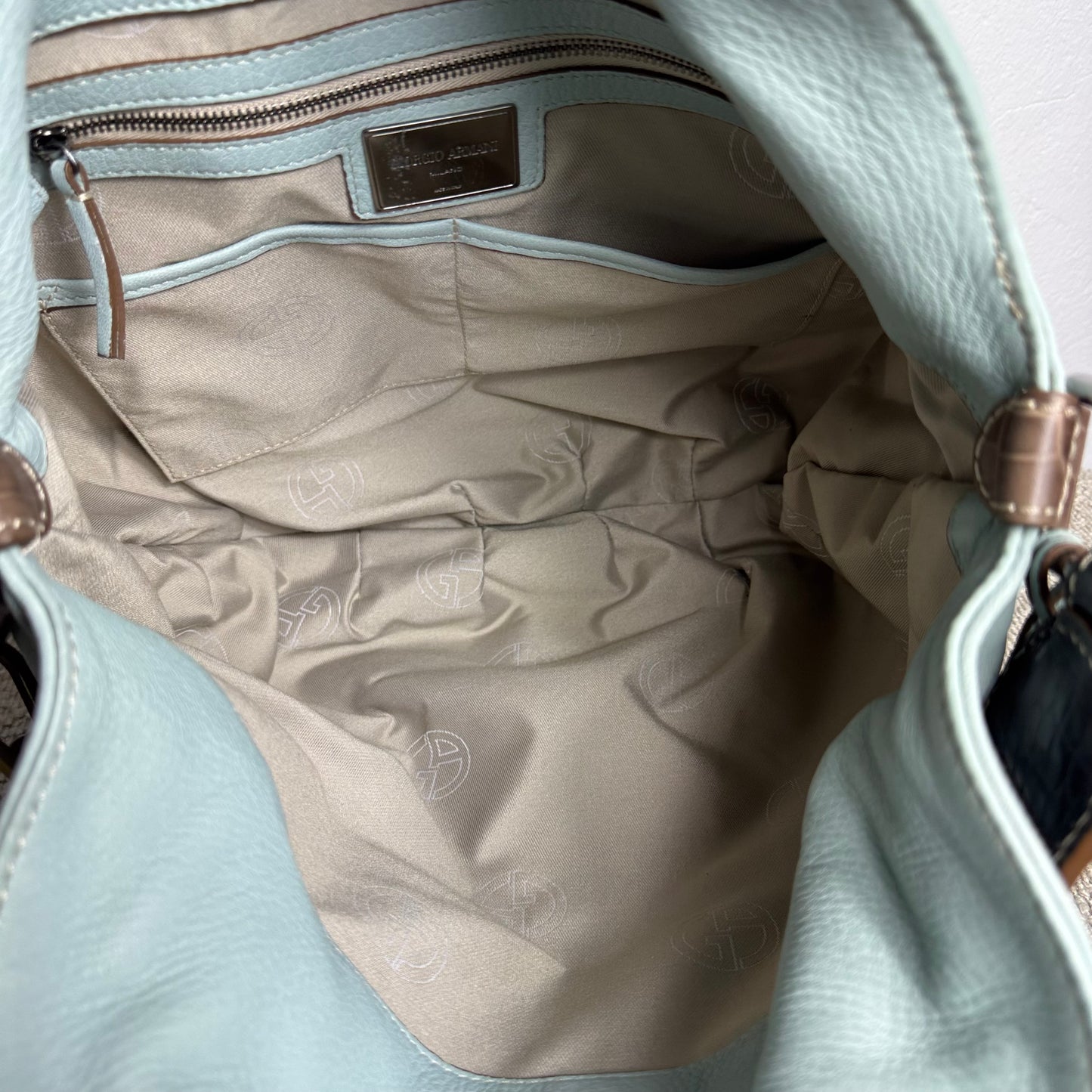Giorgio Armani Hobo Bag Handtasche Mint