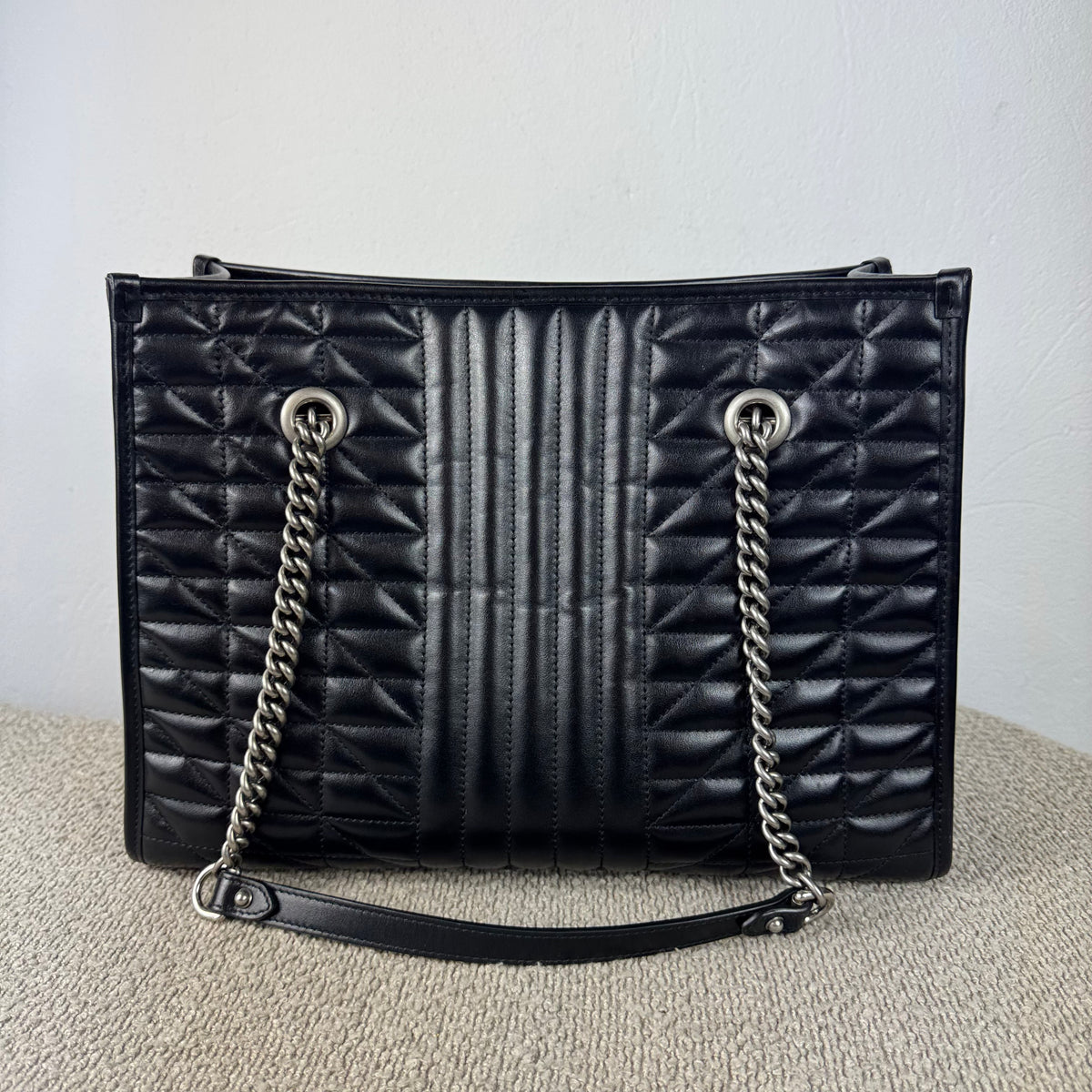 Gucci GG Marmont Matelassé Shopper – Schwarz