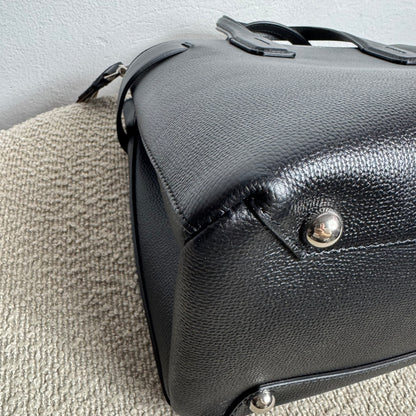 Burberry Banner Bag Grainy Calfskin Schwarz