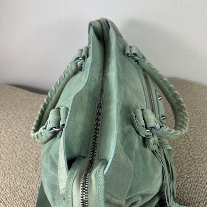 Balenciaga Classic City – Wildleder Mintgrün